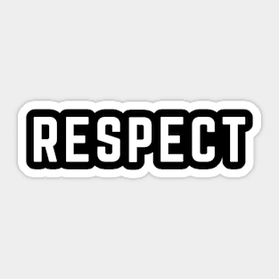 Respect Sticker